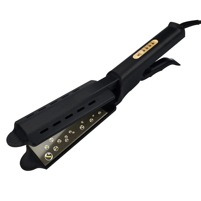 Hair Straightener Four-gear Temperature Adjustment Ceramic Tourmaline Ionic Flat Iron  Widen Panel Professional Styling Tool