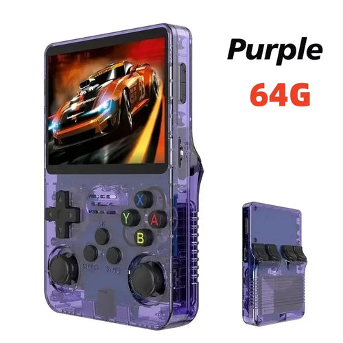 R36S Retro Handheld Video Game Console Linux System 3.5 Inch IPS