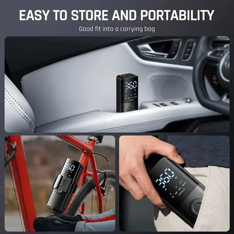 Car Wireless Air Pump Portable Car Tire Automatic High Pressure